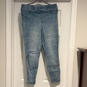 SPANX Women's Light Blue Skinny Jeggings